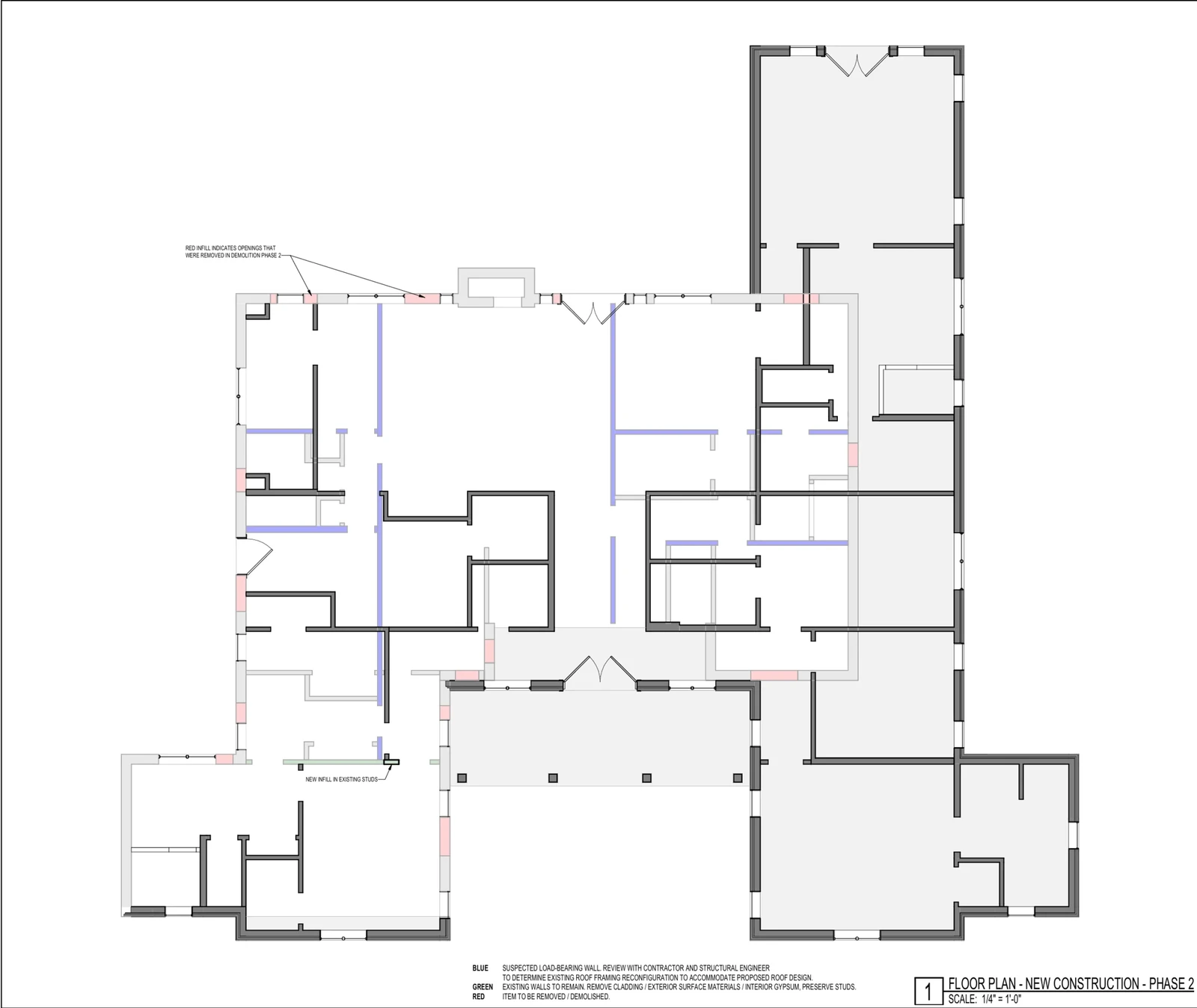 Residential Remodel: Existing Plan
