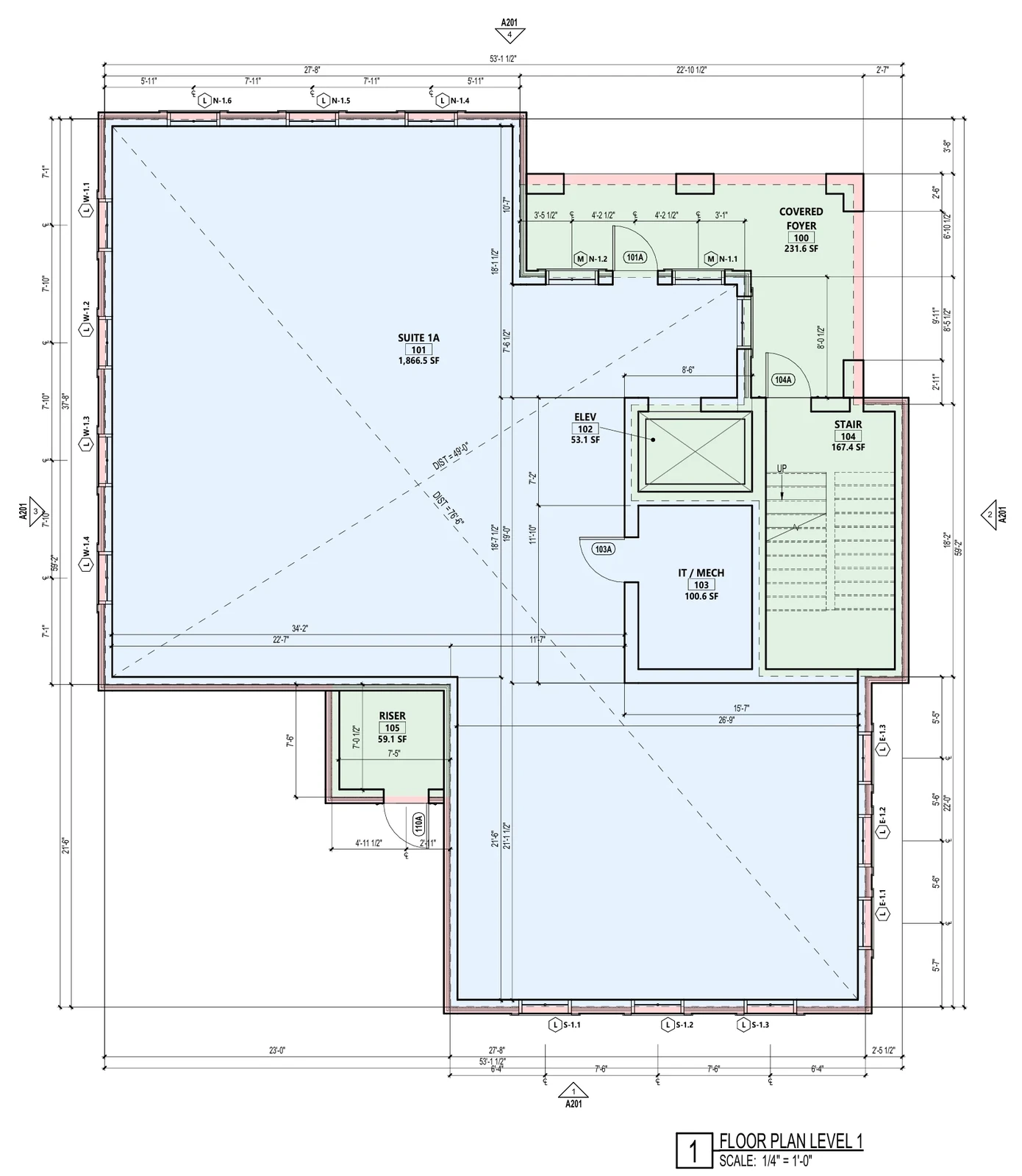 Westlake Entrada Office Building: Floor Plan