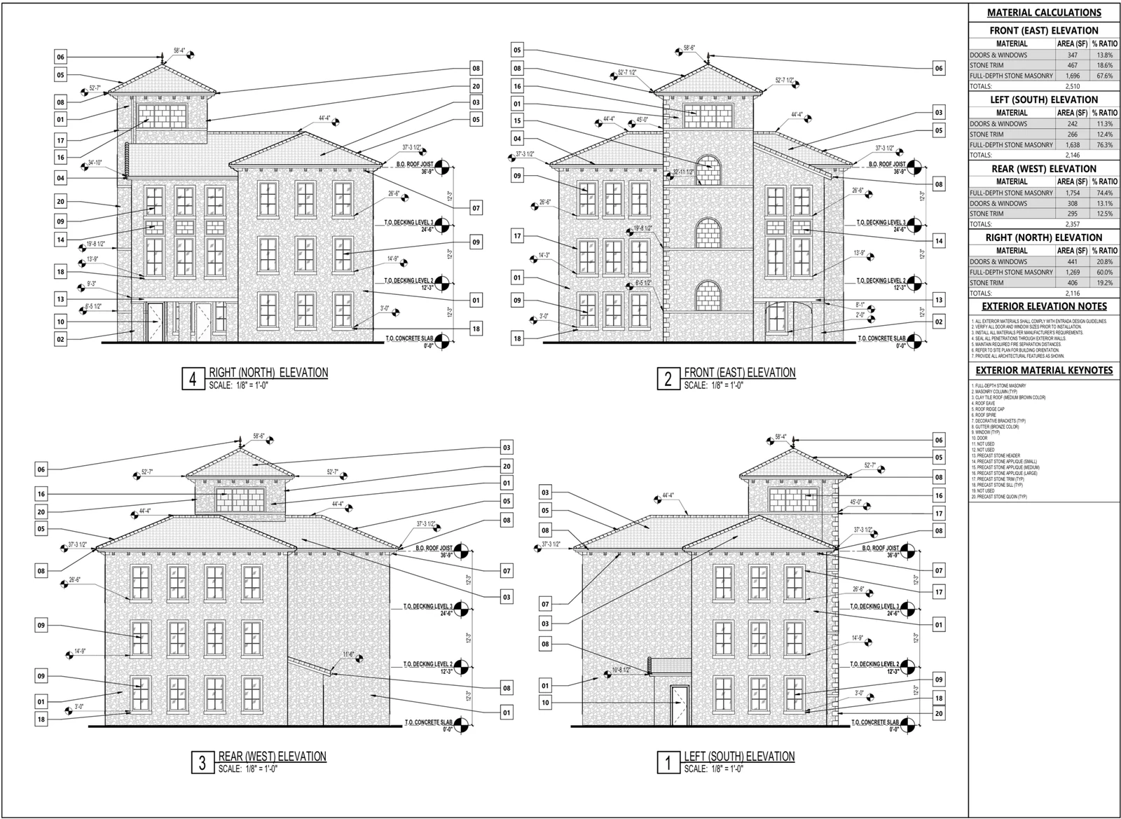 Westlake Entrada Office Building: Exterior Elevations