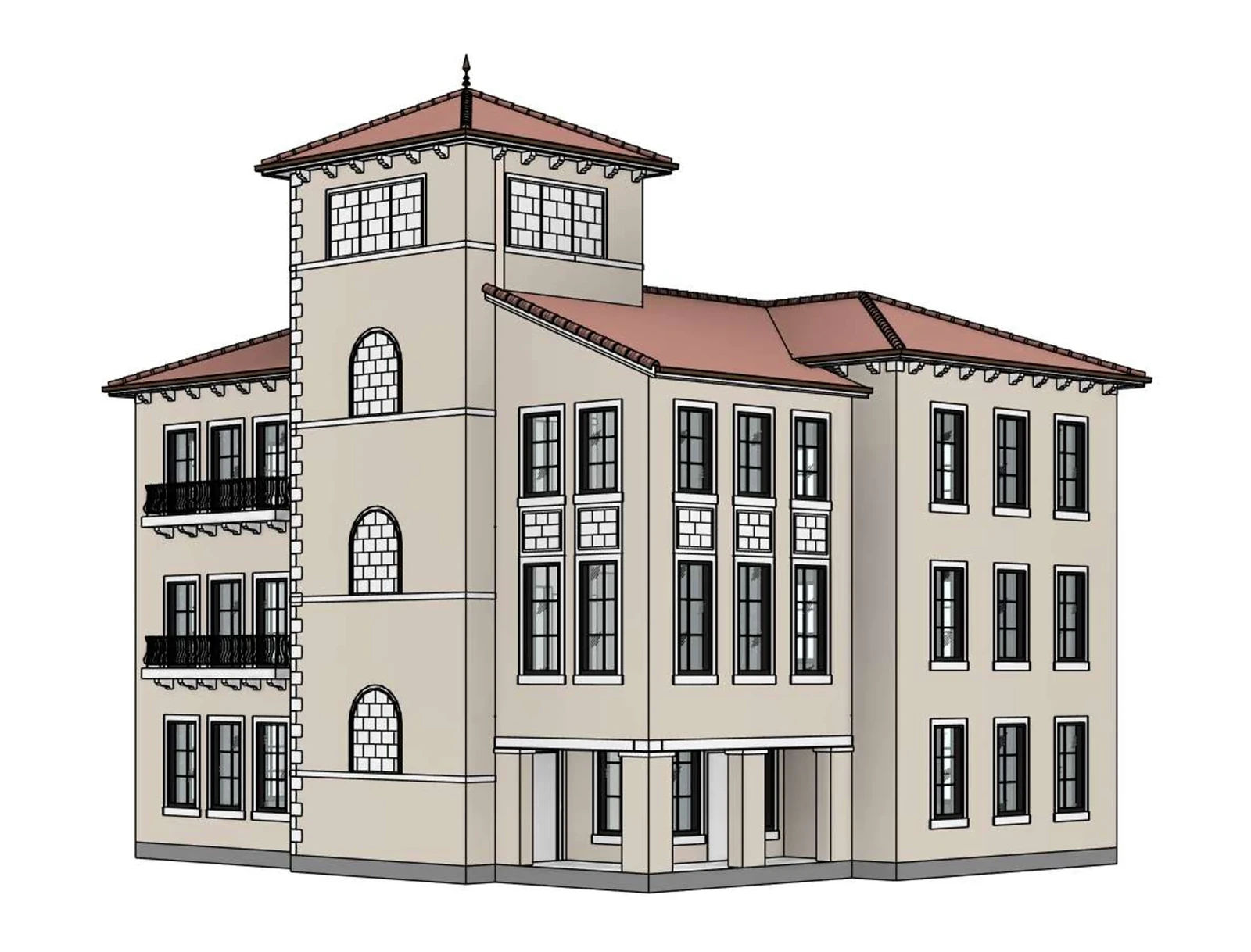 Westlake Entrada Office Building: 3D Design Model